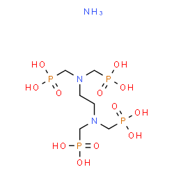 ChemSpider 2D Image | {1,2-Ethanediylbis[nitrilobis(methylene)]}tetrakis(phosphonic acid) ammoniate (1:1) | C6H23N3O12P4