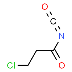 ChemSpider 2D Image | 3-Chloropropanoyl isocyanate | C4H4ClNO2