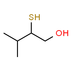 ChemSpider 2D Image | 2-Mercapto-3-methylbutan-1-ol | C5H12OS