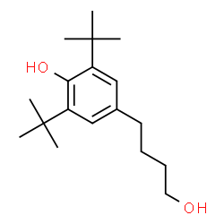 ChemSpider 2D Image | 4-(4-Hydroxybutyl)-2,6-bis(2-methyl-2-propanyl)phenol | C18H30O2