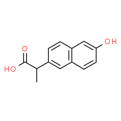 ChemSpider 2D Image | 6-O-DEMETHYLNAPROXEN | C13H12O3