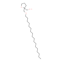 ChemSpider 2D Image | {2-[(Octadecyloxy)methyl]tetrahydro-2-furanyl}methanol | C24H48O3