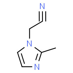 ChemSpider 2D Image | 2-(2-methylimidazol-1-yl)acetonitrile | C6H7N3