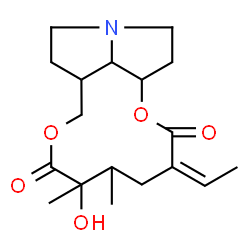 ChemSpider 2D Image | (15Z)-12-Hydroxy-1,2-dihydrosenecionan-11,16-dione | C18H27NO5