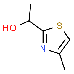 ChemSpider 2D Image | 1-(4-Methyl-1,3-thiazol-2-yl)ethanol | C6H9NOS