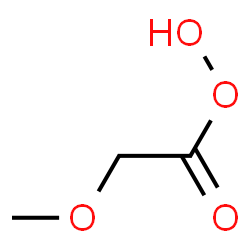 ChemSpider 2D Image | Methoxyethaneperoxoic acid | C3H6O4