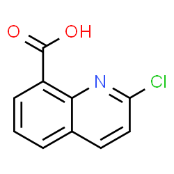 ChemSpider 2D Image | 2-Chloro-8-quinolinecarboxylic acid | C10H6ClNO2
