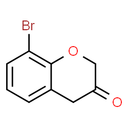 ChemSpider 2D Image | 8-bromochroman-3-one | C9H7BrO2