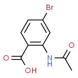 ChemSpider 2D Image | 2-Acetamido-4-bromobenzoic acid | C9H8BrNO3