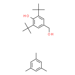 ChemSpider 2D Image | 4-(Hydroxymethyl)-2,6-bis(2-methyl-2-propanyl)phenol - mesitylene (1:1) | C24H36O2