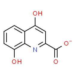 ChemSpider 2D Image | Xanthurenate | C10H6NO4