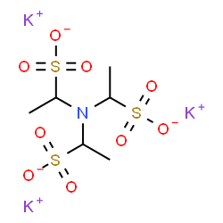 ChemSpider 2D Image | Tripotassium 1,1',1''-nitrilotriethanesulfonate | C6H12K3NO9S3