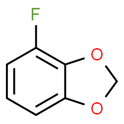 ChemSpider 2D Image | 4-Fluoro-1,3-benzodioxole | C7H5FO2