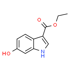 ChemSpider 2D Image | Ethyl 6-hydroxy-1H-indole-3-carboxylate | C11H11NO3