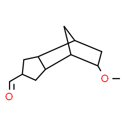ChemSpider 2D Image | 8-Methoxytricyclo[5.2.1.0~2,6~]decane-4-carbaldehyde | C12H18O2