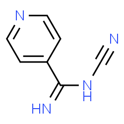 ChemSpider 2D Image | N-Cyano-4-pyridinecarboximidamide | C7H6N4