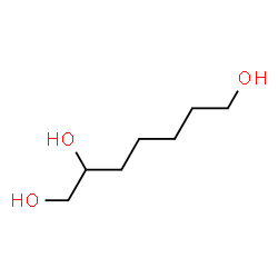 ChemSpider 2D Image | 1,2,7-Heptanetriol | C7H16O3