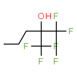 ChemSpider 2D Image | 1,1,1-Trifluoro-2-(trifluoromethyl)-2-pentanol | C6H8F6O