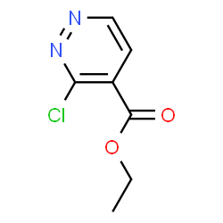 ChemSpider 2D Image | Ethyl 3-chloro-4-pyridazinecarboxylate | C7H7ClN2O2