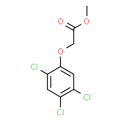 ChemSpider 2D Image | 2,4,5-T-METHYL | C9H7Cl3O3