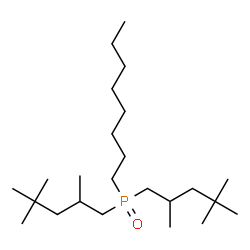 ChemSpider 2D Image | Octyl[bis(2,4,4-trimethylpentyl)]phosphine oxide | C24H51OP