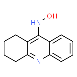 ChemSpider 2D Image | N-Hydroxy-1,2,3,4-tetrahydro-9-acridinamine | C13H14N2O