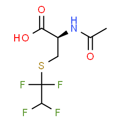 ChemSpider 2D Image | N-Acetyl-S-(1,1,2,2-tetrafluoroethyl)-L-cysteine | C7H9F4NO3S