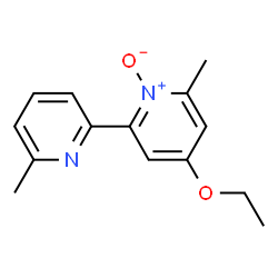 ChemSpider 2D Image | 4-Ethoxy-2-methyl-6-(6-methyl-2-pyridinyl)pyridine 1-oxide | C14H16N2O2