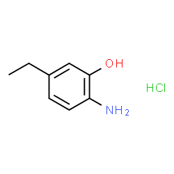 ChemSpider 2D Image | 2-Amino-5-ethylphenol hydrochloride | C8H12ClNO