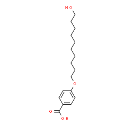 ChemSpider 2D Image | 4-[(10-Hydroxydecyl)oxy]benzoic acid | C17H26O4