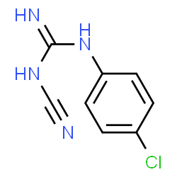 ChemSpider 2D Image | 1-(4-Chlorophenyl)-2-cyanoguanidine | C8H7ClN4