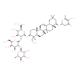 ChemSpider 2D Image | Soyasaponin Î²g | C54H84O21