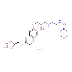 ChemSpider 2D Image | ONO-1101 | C25H40ClN3O8