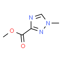 ChemSpider 2D Image | Methyl 1-methyl-1H-1,2,4-triazole-3-carboxylate | C5H7N3O2