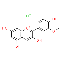 ChemSpider 2D Image | Peonidin | C16H13ClO6