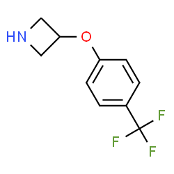 ChemSpider 2D Image | 3-(4-(trifluoromethyl)phenoxy)azetidine | C10H10F3NO