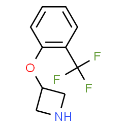 ChemSpider 2D Image | 3-(2-Trifluoromethylphenoxy)azetidine | C10H10F3NO