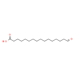 ChemSpider 2D Image | 16-Oxohexadecanoic acid | C16H30O3