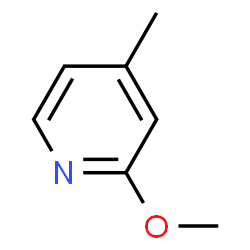 ChemSpider 2D Image | 2-Methoxy-4-methylpyridine | C7H9NO