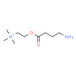 ChemSpider 2D Image | 2-[(4-Aminobutanoyl)oxy]-N,N,N-trimethylethanaminium | C9H21N2O2