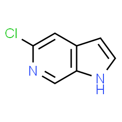 ChemSpider 2D Image | 5-Chloro-1H-pyrrolo[2,3-c]pyridine | C7H5ClN2
