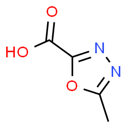 ChemSpider 2D Image | 5-Methyl-1,3,4-oxadiazole-2-carboxylic acid | C4H4N2O3