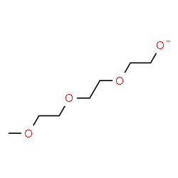 ChemSpider 2D Image | 2-[2-(2-Methoxyethoxy)ethoxy]ethanolate | C7H15O4