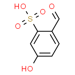 ChemSpider 2D Image | 2-Formyl-5-hydroxybenzenesulfonic acid | C7H6O5S