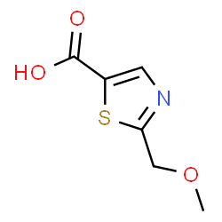ChemSpider 2D Image | 2-(Methoxymethyl)-1,3-thiazole-5-carboxylic acid | C6H7NO3S