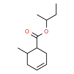 ChemSpider 2D Image | sec-Butyl-6-methylcyclohex-3-en-1-carboxylat | C12H20O2