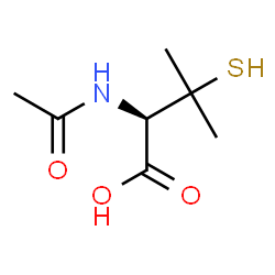 ChemSpider 2D Image | acetylpenicillamine | C7H13NO3S