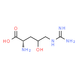 ChemSpider 2D Image | 4-hydroxy-L-arginine | C6H14N4O3