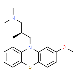 ChemSpider 2D Image | (S)-2-Methoxy-N,N,beta-trimethyl-10H-phenothiazine-10-propanamine | C19H24N2OS