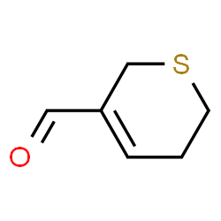 ChemSpider 2D Image | 5,6-Dihydro-2H-thiopyran-3-carbaldehyde | C6H8OS
